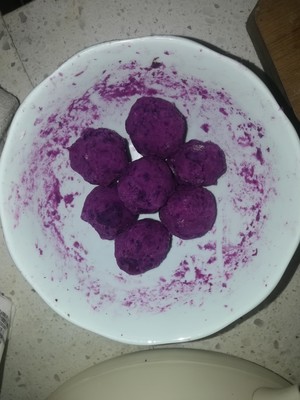脂肪全体の紫芋の蒸しパンを減らす練習方法 小麦5 