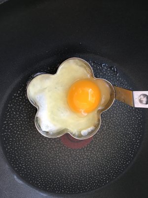 Breakfast of health low card, violet potato spits department to coil + the practice measure of omelette 2