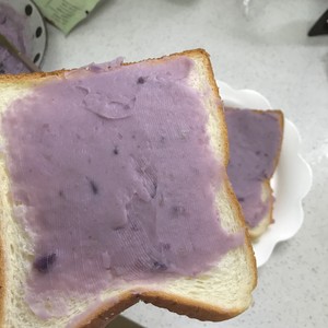 The practice measure of sandwich of banana of mud of violet potato taro 3