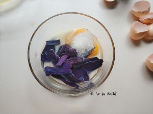 The practice measure of cake of wind of violet potato relative 3