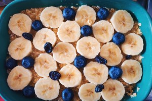 The banana that reduce fat bakes oaten practice measure 4