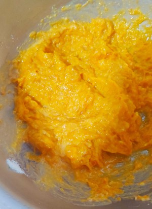 Sweet the pumpkin cake of soft glutinous, super- exceed delicious (simply? ? ω ? ) ? Hey! practice measure 5