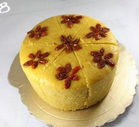 The practice measure of pumpkin steamed sponge cake 8
