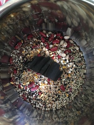 Congee of soya-bean milk food grains other than wheat and rice (alias: Congee of recursive the right path) the practice measure of 3 eat of Piao healthy · 3