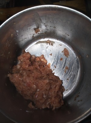 The practice measure of wonton of the daily life of a family 1