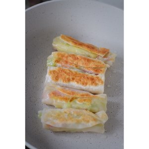 The magical function of dumpling skin " 3 spring roll " practice measure 9