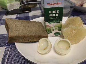 Quick worker nutrition decreases grease food - breakfast piece practice measure 1