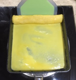 Cucumber Yu Zi is burned (thick egg is burned) practice measure 9