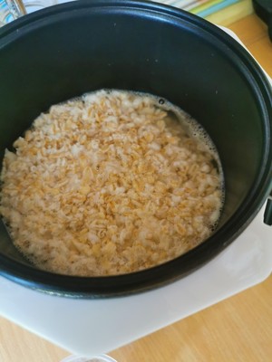 Oaten milk congee (two people portion) practice measure 5