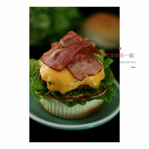Breakfast hamburger is in Kendeji easily the home is done---"Corn chicken hamburger " practice measure 23