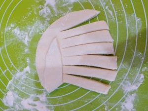 The practice measure of the swan of pattern steamed bread 4
