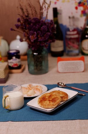 The daughter's breakfast the 41st period the practice measure of the thin pancake made of millet flour of turnip silk ham with crisp sweet delicacy 11