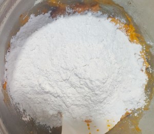 Sweet the pumpkin cake of soft glutinous, super- exceed delicious (simply? ? ω ? ) ? Hey! practice measure 6