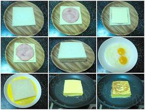 Breakfast of ten minutes of quick worker [harbor type ham Xiduoshi] practice measure 1