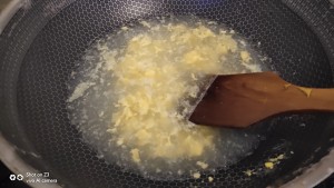 The practice measure of slippery soup of shrimp of sweet green egg 6