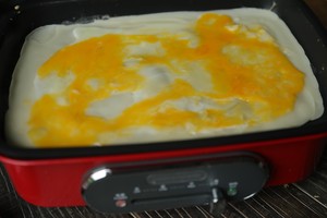 Fruit of thin pancake made of millet flour (egg cake) practice measure 3