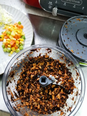 ~ of the simplest a steamed dumping with the dough gathered at the top of student breakfast ~ (polished glutinous rice can include everything) -- rub the practice measure of flying boiler 4