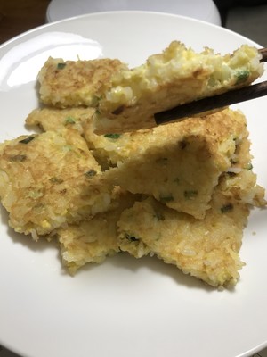 The practice measure of egg rice cake 9