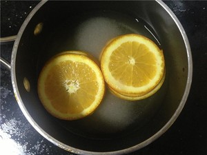 The practice measure that orange sweet cake coils 2
