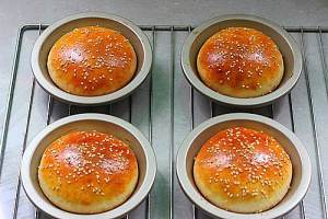 Breakfast hamburger is in Kendeji easily the home is done---"Corn chicken hamburger " practice measure 10