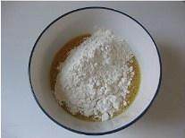 The practice measure of cake of egg of chopped green onion 2