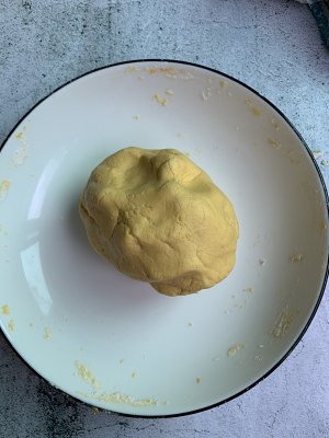 The practice measure of the ormosia pumpkin cake that young lady elder sister loves to eat 3