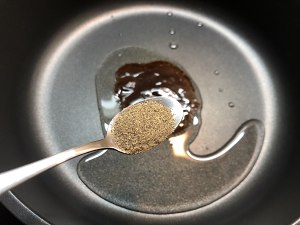 The practice measure of mud of potato of black any of several hot spice plants 16