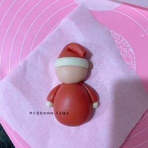 Series of Christmas of lovely modelling steamed bread the practice measure of christmas tree of & of 2019 christmas old person 6
