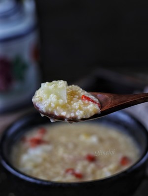 This congee, the autumn wants tipple, raise a stomach be good at lienal neither by accident, nutrition good drink, the practice measure that raises a person than eating the meat 9