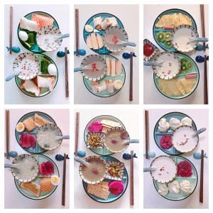Quick worker of office worker weekday the practice measure of breakfast of portion of two-men of 25 days of healthy nutrition 3
