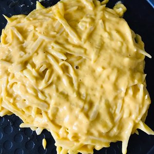 The practice measure of cake of potato silk egg 3