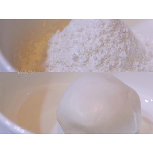 The practice measure of cake of ormosia of polished glutinous rice 1