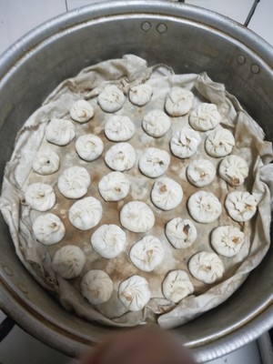 Stuffing of delicate pork Chinese cabbage is small the practice measure of basket bag 6