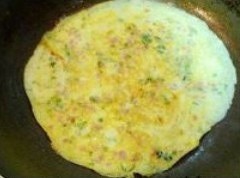The practice measure of ham egg cake 5
