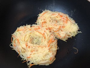 高速朝食、ケーキの練習法 エッグポテトシルク3 