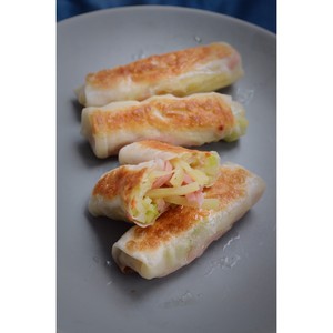 The magical function of dumpling skin " 3 spring roll " practice measure 10