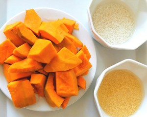 Drink of preserve one's health of broken wall machine - the practice measure of pumpkin millet juice 1