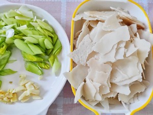 The practice measure that Hubei fries soya-bean cake 1