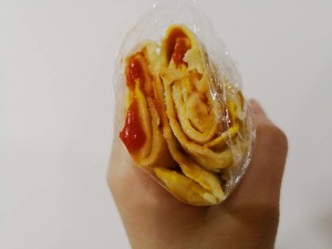 The practice measure of cake of quick worker thin egg 11