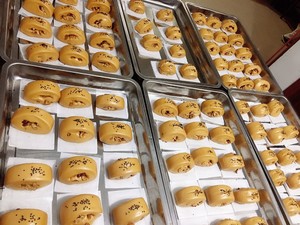 The practice measure of steamed bread of delicate brown sugar 4