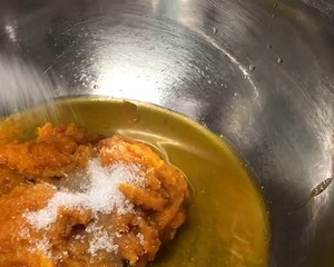 Soft continous is sweet and golden pumpkin relative wind (contain operation small video) practice measure 7