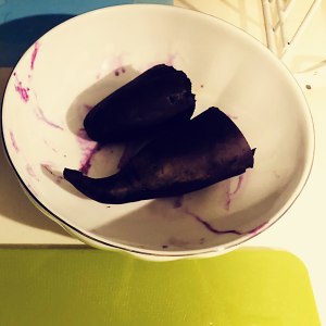 Exceed simple - oaten the practice measure of cup of violet potato breakfast 1