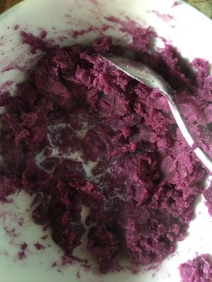 Breakfast of health low card, violet potato spits department to coil + the practice measure of omelette 4