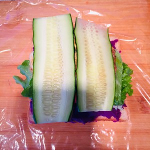 The practice measure of the sandwich of net red nutrition of tall Yan Zhi 9