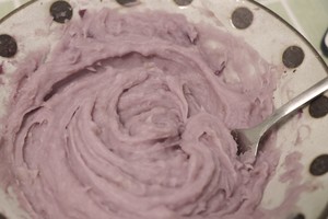 The practice measure of sandwich of banana of mud of violet potato taro 1