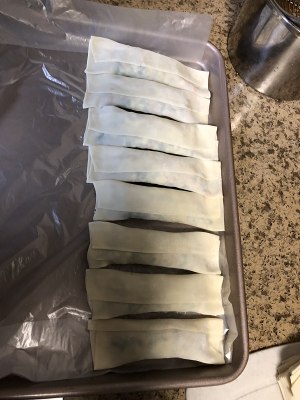 Convenient the practice measure of simple spring roll 4