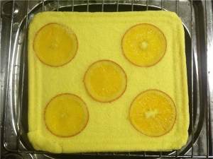 The practice measure that orange sweet cake coils 16