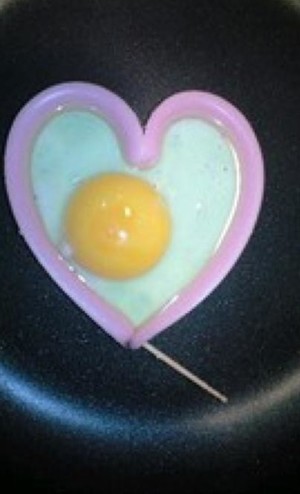 The practice measure of egg of heart form decoct 4