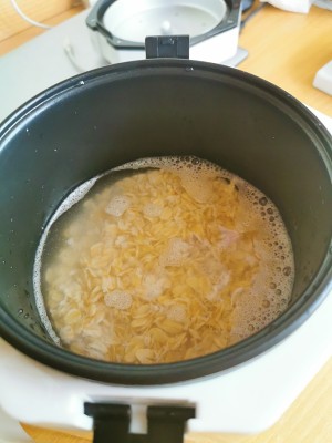 Oaten milk congee（two people portion）practice measure 3