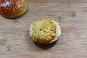 Breakfast hamburger is in Kendeji easily the home is done---"Corn chicken hamburger " practice measure 19